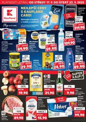 akční leták Kaufland 17.9.2025-23.9.2025