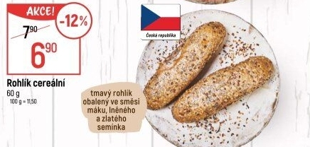 Cereální rohlík