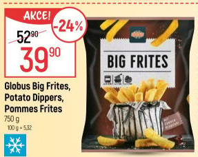 Hranolky mražené Pommes Frites Globus