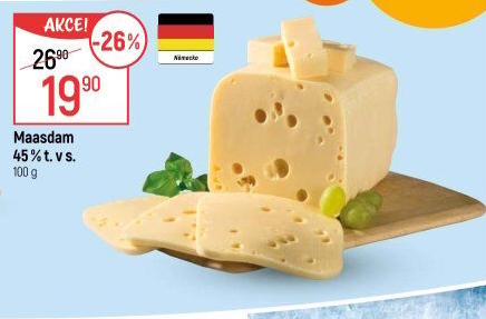 Sýr Maasdamer 45%