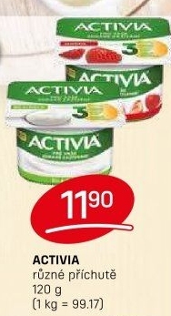 Bílý jogurt Activia Danone