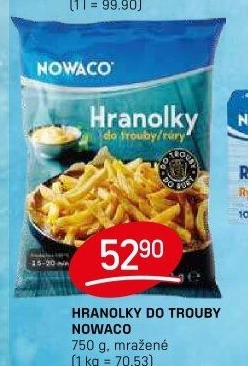 Hranolky mražené Nowaco