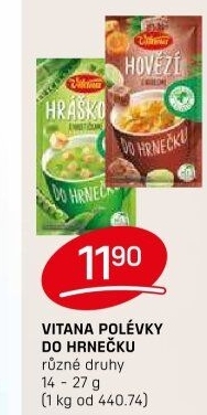 Instantní polévka do hrnečku Vitana