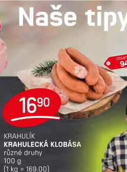 Krahulecká klobása Krahulík