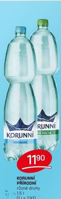 Přírodní voda Korunní
