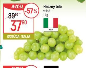 Hrozny bílé