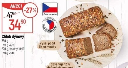 Chléb dýňový