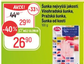 Šunka nejvyšší jakosti LE&amp