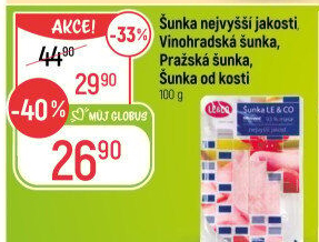 Šunka od kosti nejvyšší jakosti LE&amp