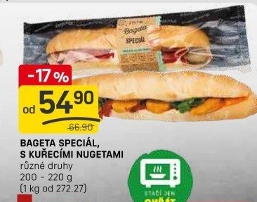 Obložená bageta
