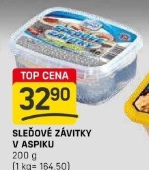 Sleďové závitky v aspiku Rybex