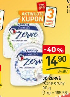 Žervé Jihočeské Madeta