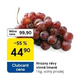 Hrozny tmavé - Tesco akcniletaky.com