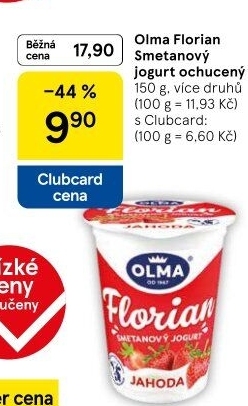 Jogurt smetanový Florian Olma