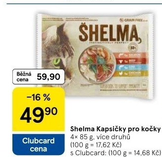 Kapsičky pro kočky Shelma