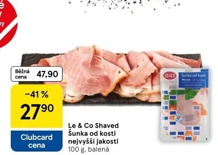 Šunka od kosti nejvyšší jakosti LE&amp