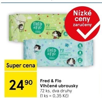 Vlhčené ubrousky Fred&amp