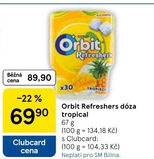 Žvýkačky Refreshers Orbit