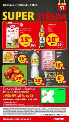 akční leták Penny Market 18.9.2025-24.9.2025