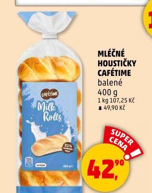 Houstičky mléčné Café Time
