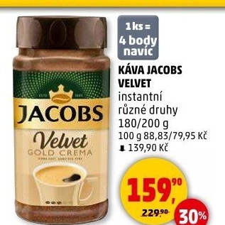 Instantní káva Jacobs Velvet