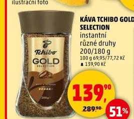 Instantní káva Tchibo Gold Selection