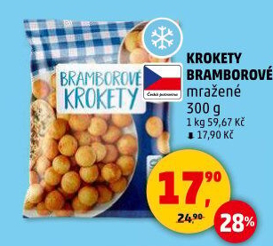 Krokety mražené Karlova Koruna