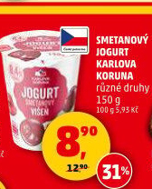 Ochucený jogurt Karlova Koruna