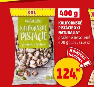 Pražené pistácie kalifornské Naturalia
