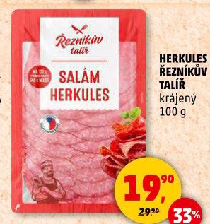 Salám Herkules Řezníkův talíř