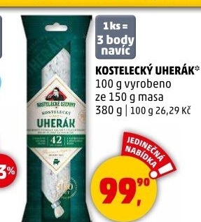 Salám Uherák kostelecký Kostelecké uzeniny
