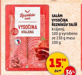 Salám Vysočina Řezníkův talíř