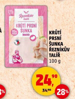 Šunka krůtí prsní Řezníkův talíř