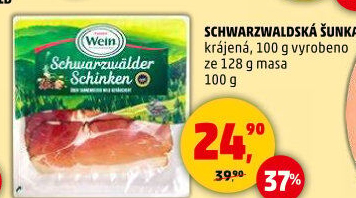 Šunka schwarzwaldská Wein