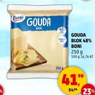 Sýr Gouda 48% Boni