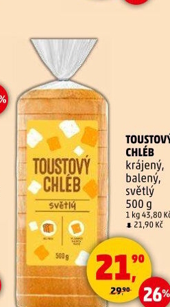 Toustový chléb Karlova Koruna
