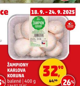 Žampiony Karlova Koruna