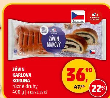 Závin Karlova Koruna
