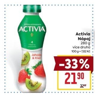Jogurtový nápoj Activia Danone