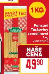 Těstoviny Panzani