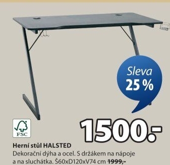 Herní stůl Halsted