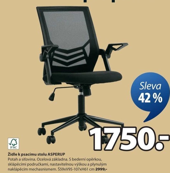 Kancelářská židle Asperup