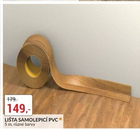 Lišta samolepicí PVC