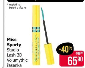 Řasenka Studio Lash 3D Volumythic Miss Sporty