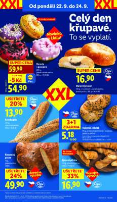 akční leták Lidl 22.9.2025-24.9.2025