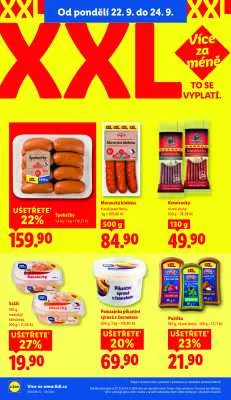 akční leták Lidl 22.9.2025-24.9.2025