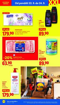 akční leták Lidl 22.9.2025-24.9.2025
