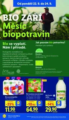 akční leták Lidl 22.9.2025-24.9.2025