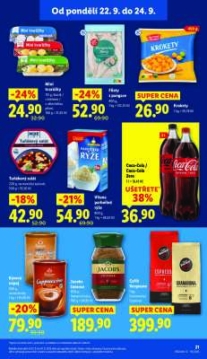 akční leták Lidl 22.9.2025-24.9.2025