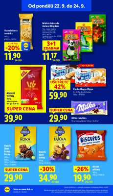 akční leták Lidl 22.9.2025-24.9.2025